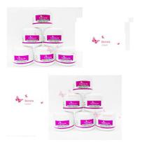 Kit 12 Pó Acrílico Ezflow Gel Porcelana Clear Pink Oferta