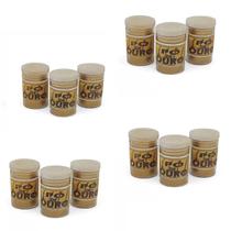 Kit 12 Pó de Ouro para Rituais Religiosos Proteção e Defesa