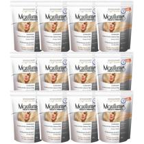 Kit 12 Pó Descolorante Branco Profissional Soft White 9 Tons Efeito Rápido Maxilluring Pouch 300g