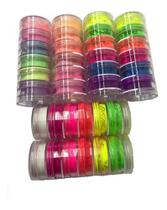 Kit 12 Pó Neon Ultra Fino Florescente Unhas Brilha No Escuro Kit 12 Pó Neon Ultra Fino Florescente Unhas Brilha No Escuro