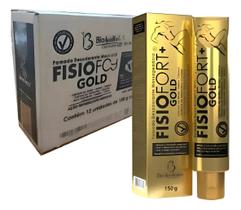 Kit 12 Pomada Massageadora Fisiofort Gold 150g -bio Instinto Arnica Kit 12 Pomada Massageadora Fisiofort Gold 150g -bio Instinto Arnica