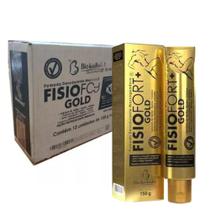 Kit 12 Pomada Massageadora Fisiofort+Gold 150G - Bio Instinto