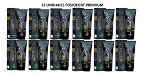 Kit 12 Pomada Massagem Fisiofort Premium 150G Bio Instinto