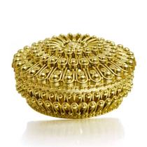 Kit 12 Porta Jóias Redondo Cromada Dourado De Enfeite Para Festa Lembrancinha Decoração