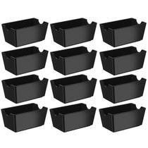 Kit 12 Porta Sachês Pretos Molhos Chá Açúcar Uno Coza Lanchonete Padaria Kit 12 Porta Sachês Pretos Molhos Chá Açúcar Uno Coza Lanchonete Padaria