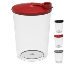 Kit 12 Porta Tempero Condimentos Organizador Multiuso 600ml Pequeno Plástico Resistente Livre de BPA