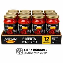 Kit 12 Pote de Pimenta Biquinho Vermelha 90g Condinew em Conserva Sabor Suave Levemente Adocicado Tamanho:Único Kit 12 Pote de Pimenta Biquinho Vermelha 90g Condinew em Conserva Sabor Suave Levemente Adocicado Tamanho:Único