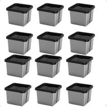 Kit 12 Pote Para Alimentos 430Ml Metallic Com Tampa Bpa Free Kit 12 Pote Para Alimentos 430Ml Metallic Com Tampa Bpa Free