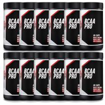 Kit 12 potes bcaa pro amino 60 capsulas - hvsport