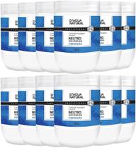 Kit 12 Potes Creme De Massagem Corporal Dagua Natural Neutro 650g Sem Perfume Hidratação