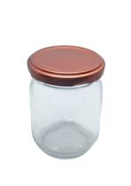 Kit 12 Potes De Vidro 200Ml Tampa Rose Gold