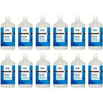Kit 12 Potes Gel de Contato Dagua Natural Neutro 1,1Kg Sem Perfume Condutor para Aparelhos Estéticos