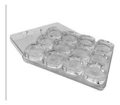 Kit 12 Potinhos De Acrílico Transparente 10g