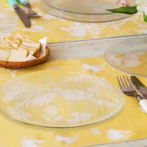 Kit 12 Prato Diamante Raso Redondo 23CM Jantar Refeição Duralex Kit 12 Prato Diamante Raso Redondo 23CM Jantar Refeição Duralex