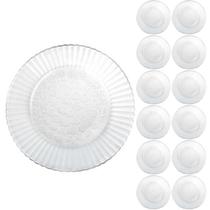 kit 12 Prato Duralex Redondo Fundo Primavera Refeição 22cm kit 12 Prato Duralex Redondo Fundo Primavera Refeição 22cm