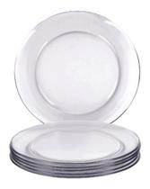 Kit 12 Prato Raso 26CM Redondo Carne Frango Gourmet Almoço Kit 12 Prato Raso 26CM Redondo Carne Frango Gourmet Almoço