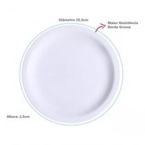 Kit 12 Pratos De Mesa Porcelana Iguaçu Almoço Jantar Germer Kit 12 Pratos De Mesa Porcelana Iguaçu Almoço Jantar Germer