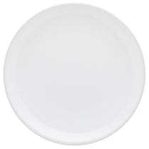 Kit 12 Pratos De Sobremesa Unni White Oxford Cerâmica 19 Cm