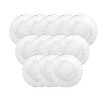 Kit 12 Pratos de Vidro Fundo Duralex Primavera