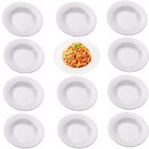 Kit 12 Pratos Fundo Melamina 23cm Buffet Restaurante Atacado Kit 12 Pratos Fundo Melamina 23cm Buffet Restaurante Atacado