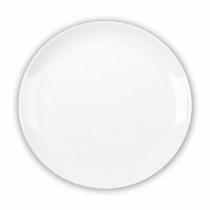 Kit 12 Pratos Rasos Brancos 27cm para Refeições e Jantar