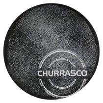 Kit 12 Pratos Rasos Churrasco Carbon Porcelana 25cm Tramontina Cozinha Servir