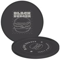 kit 12 Pratos Rasos para Hambúrguer Polipropileno 20cm Cinza Tramontina Black Burger kit 12 Pratos Rasos para Hambúrguer Polipropileno 20cm Cinza Tramontina Black Burger