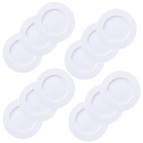 Kit 12 Pratos Sobremesa Porcelana Maria Augusta Tramontina 21cm