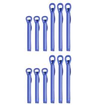 Kit 12 Prendedor De Embalagens Plástico Lacre Presilha Clip