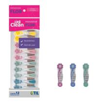 Kit 12 Prendedores De Roupa Pregador Resistente Varal Grampo Embalagem 12 Peças - Util