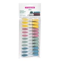 Kit 12 Prendedores Pregadores De Roupa Emborrachado