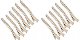 Kit 12 Presilha Grampos Clips De Cabelo Aço Inoxidável Metal Kit 12 Presilha Grampos Clips De Cabelo Aço Inoxidável Metal