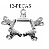 KIT 12 PRESILHAS CURVATURA C GRAMPO PARA UNHA 31mm