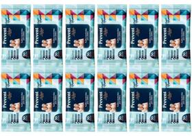 Kit 12 Prevent Toalhas Umedecidas Adultos Premium 50 Folhas
