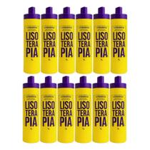 Kit 12 Progressivas Lisoterapia Orgânica Sem Formol 1 Litro