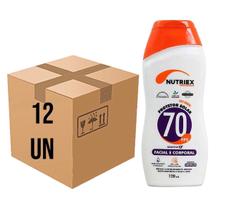 Kit 12 Protetor Solar 70 Fps 120ml Facial E Corporal Nutriex
