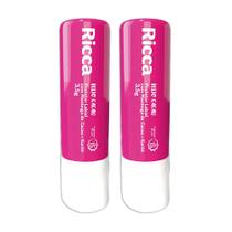 Kit 12 Protetores Labiais Manteiga Cacau Karité Fps15 Ricca