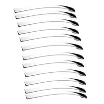 Kit 12 Puxador Iris 352mm Cromado Para Gaveta Kit 12 Puxador Iris 352mm Cromado Para Gaveta