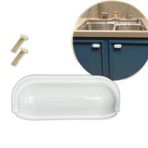 Kit 12 Puxadores Modelo Concha Quadrado Premium 30mm Kit 12 Puxadores Modelo Concha Quadrado Premium 30mm