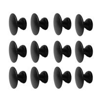 Kit 12 Puxadores Para Móveis Porta Gaveta Armário Bolinha Redondo