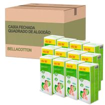 Kit 12 Quadrado de Algodão Baby Bellacotton
