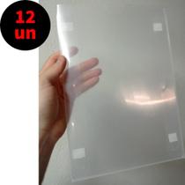 Kit 12 Quadros de Aviso 21x30cm Expositor Display Parede A4 Polibras para Mensagens, Alertas, Avisos e Promoções
