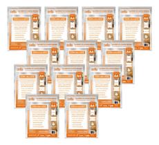 Kit 12 Quadros De Avisos A4 Expositor Cristal Parede Adesivo Kit 12 Quadros De Avisos A4 Expositor Cristal Parede Adesivo