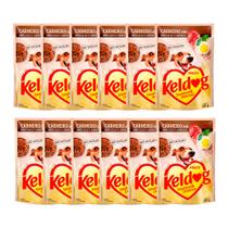 Kit 12 Ração Úmida para Cachorro Keldog Cordeiro com Brócolis e Linhaça em Sachê 100g Kit 12 Ração Úmida para Cachorro Keldog Cordeiro com Brócolis e Linhaça em Sachê 100g