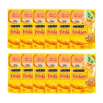 Kit 12 Ração Úmida para Gato Friskies Adulto Sabor Frango ao Molho em Sachê 85g Kit 12 Ração Úmida para Gato Friskies Adulto Sabor Frango ao Molho em Sachê 85g