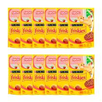 Kit 12 Ração Úmida para Gatos Friskies Filhotes Sabor Carne ao Molho em Sachê 85g