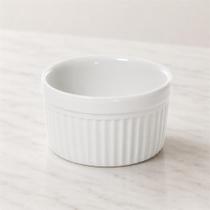 Kit 12 Ramequins Porcelana Branca 150ml Suflê Atlas