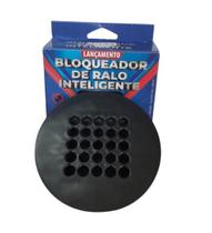 KIT 12 REDONDA 100mm PRETO Grelha Bloqueadora de Odor e inseto