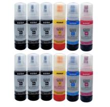 Kit 12 Refil De Tintas KORA T544 504 L3110 L3150 L3250.