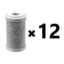 Kit 12 Refil Filtro 5 Carbon Block Carvão Bbi Pentair Carvão Ativado Equation Lorenzetti Loren Acqua Acquabios